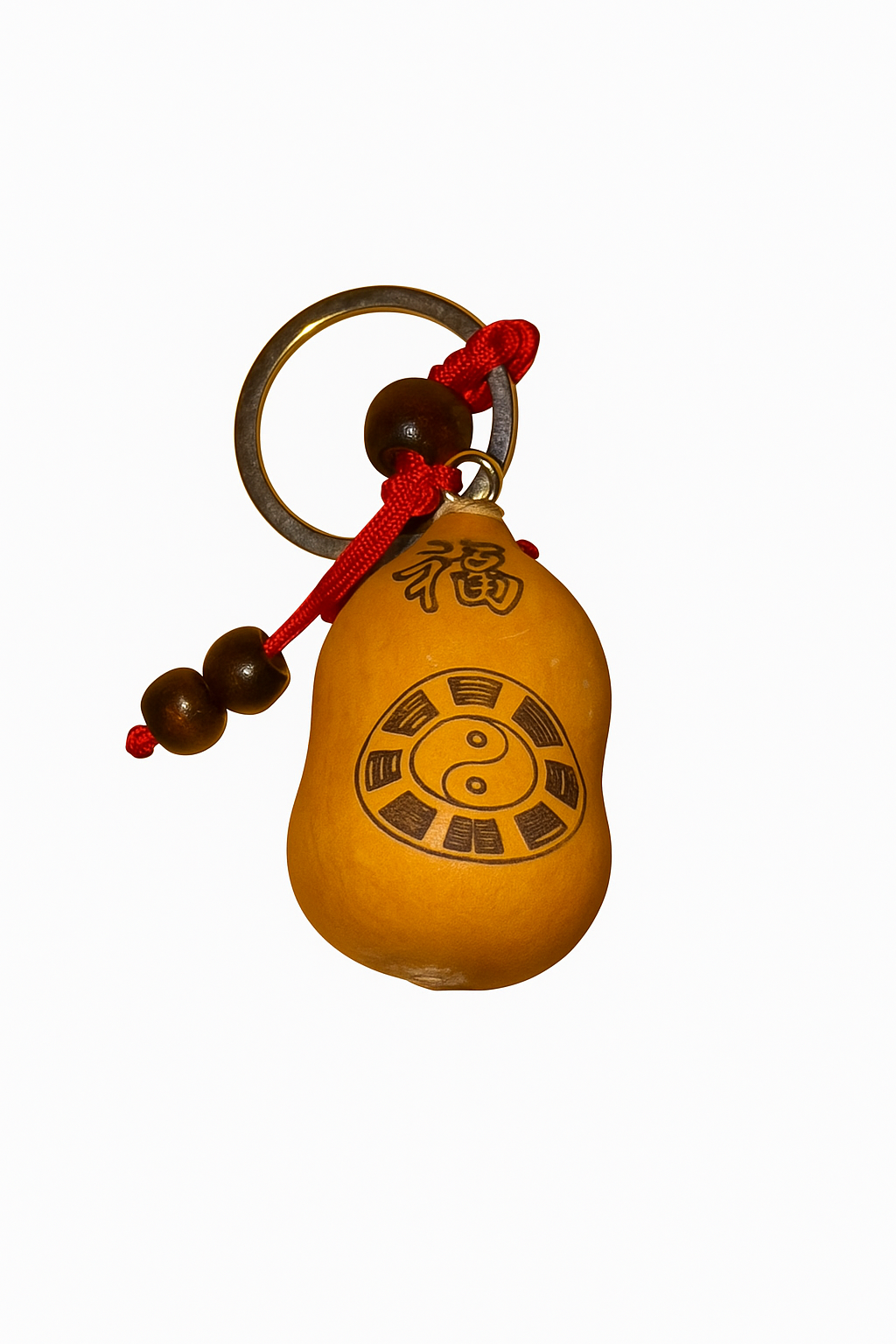 Llavero de Calabaza China Feng Shui – Protección, Salud y Prosperidad