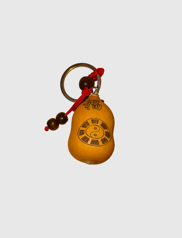 Llavero de Calabaza China Feng Shui – Protección, Salud y Prosperidad