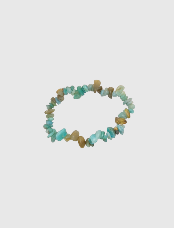 Pulsera de Chips de Minerales Variados