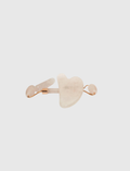 Rodillo Facial y Gua Sha de Cuarzo Rosa Plano
