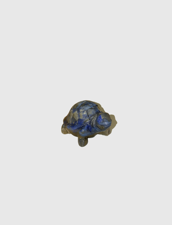 Tortuga De Resina y LapisLazuli