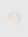 Plato de Selenita con Mano de Fátima