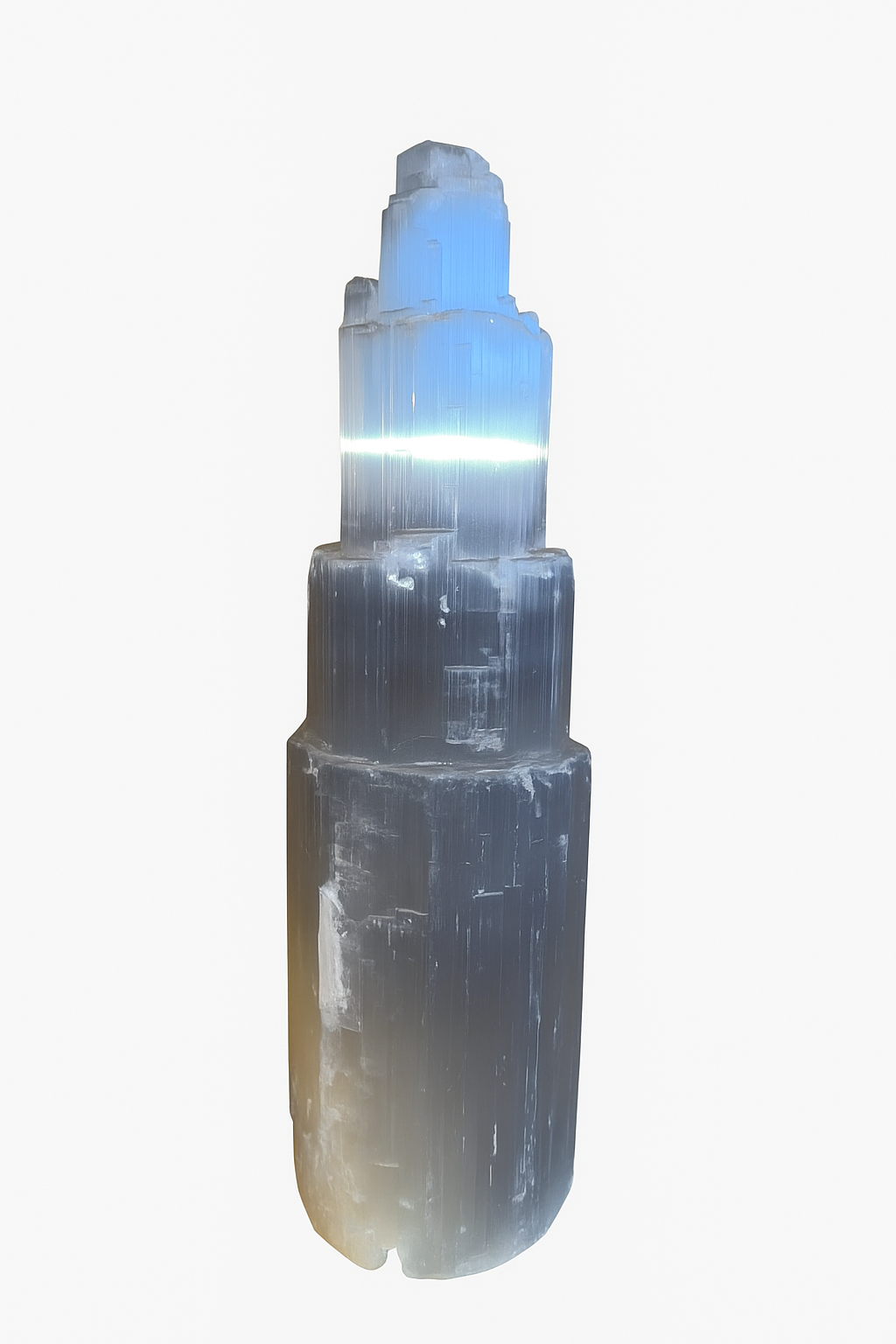 Torre de Selenita – Limpieza, Protección y Energía de Luz